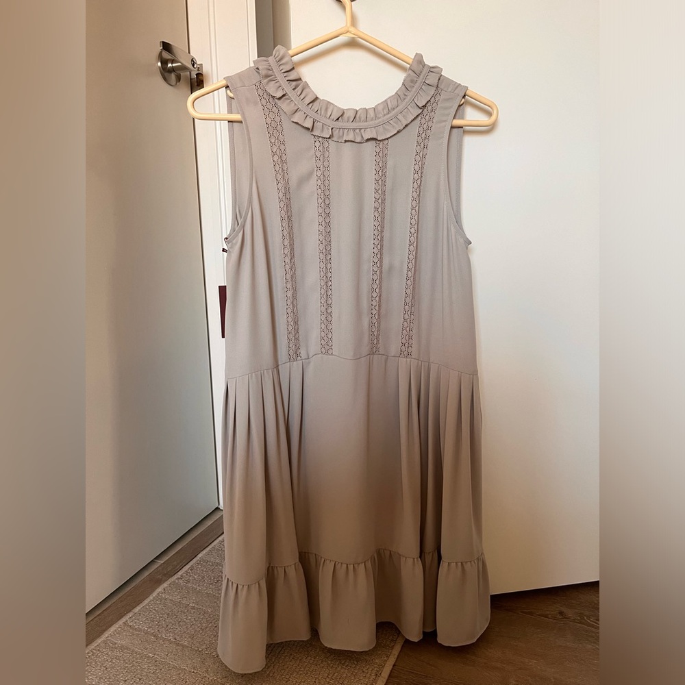 Sunday Best Sleeveless Ruffle Dress